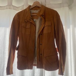 Camel suede banana republic jacket